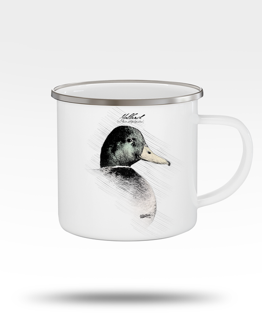 Mallard Enamel Camping Mug