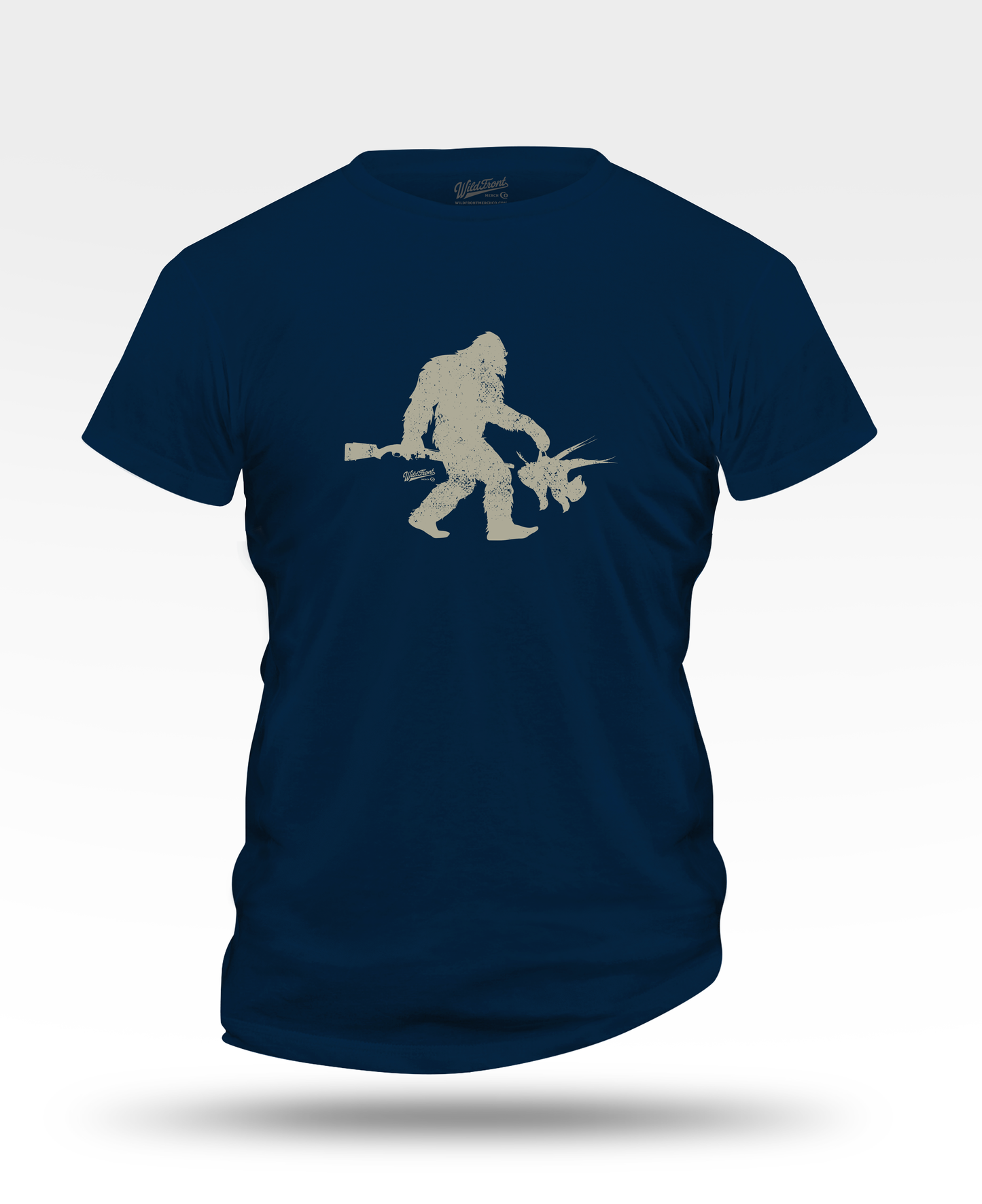 Bigfoot With Pheasants Women's T-Shirt