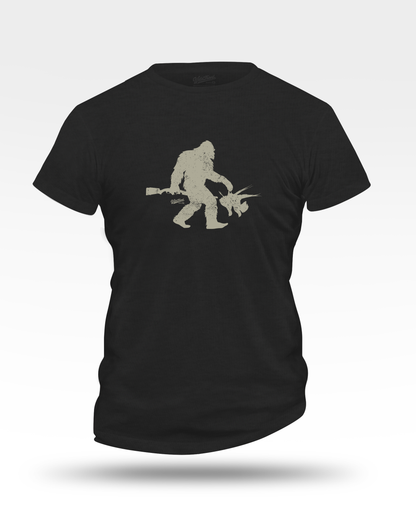 Bigfoot With Pheasants Women's T-Shirt