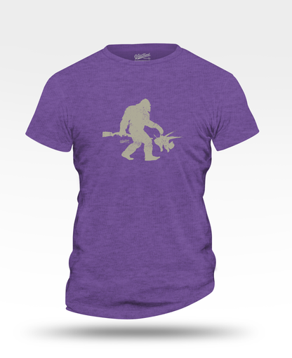 Bigfoot With Pheasants Women's T-Shirt
