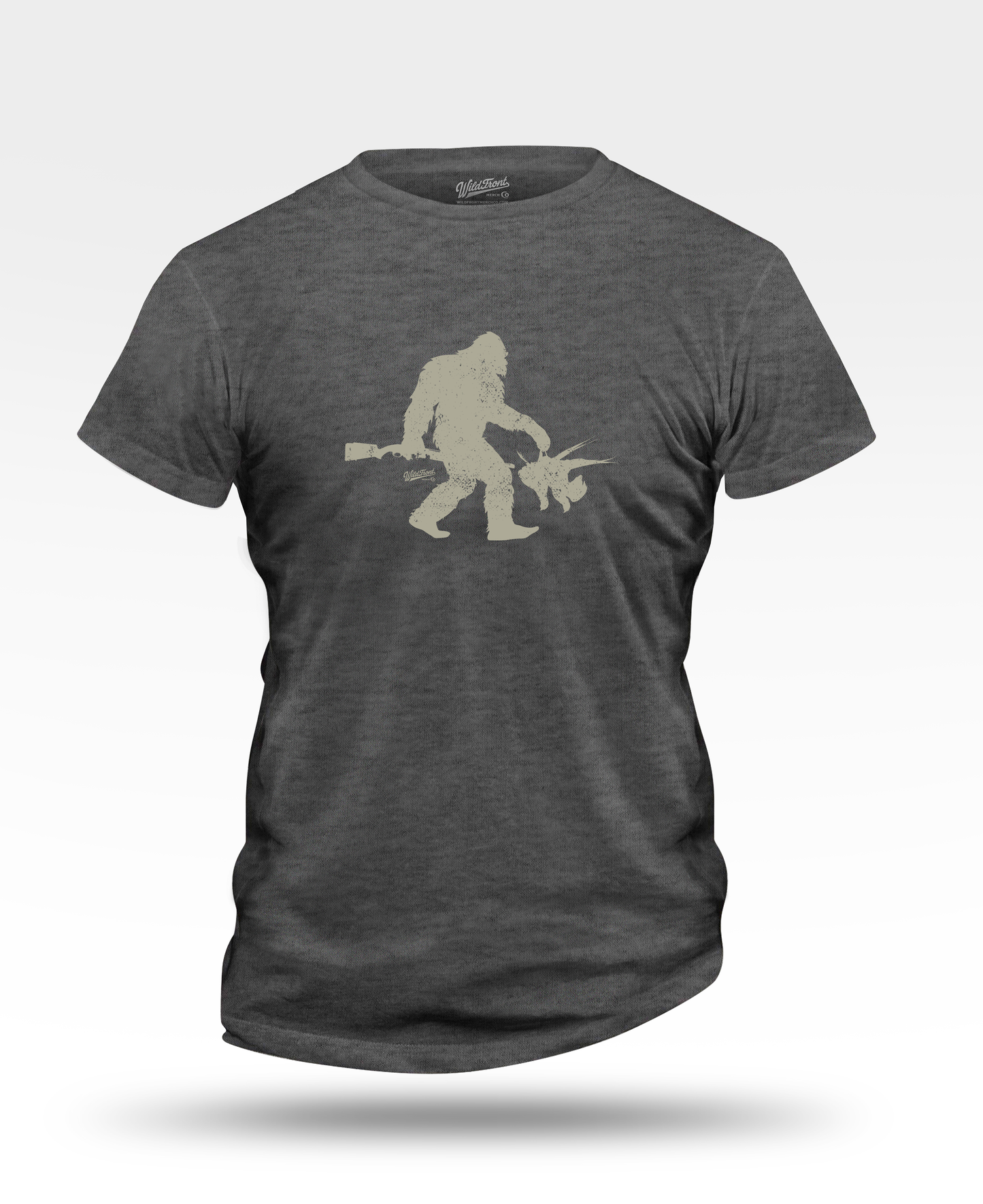 Bigfoot With Pheasants Women's T-Shirt