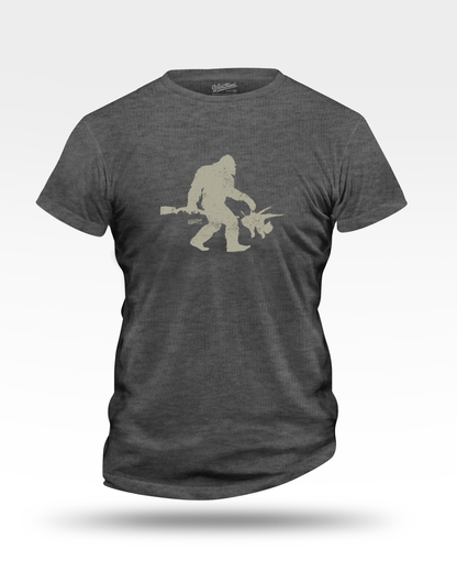 Bigfoot With Pheasants Women's T-Shirt