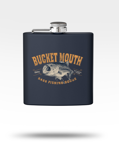 Bucket Mouth Largemouth Bass Stainless Steel Flask