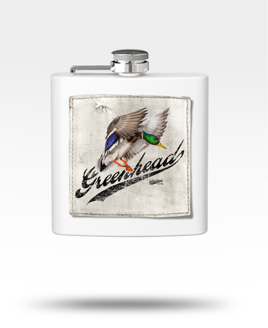Greenheads Flying Mallard Stainless Steel Flask