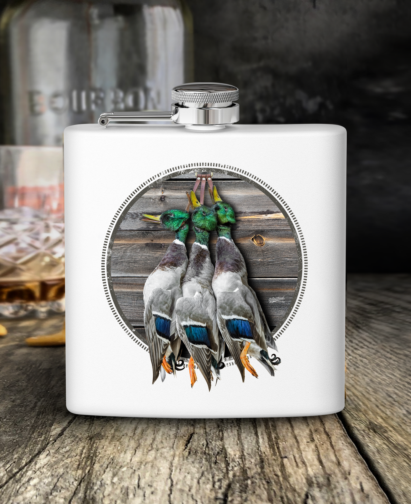 Mallard Lanyards Stainless Steel Flask