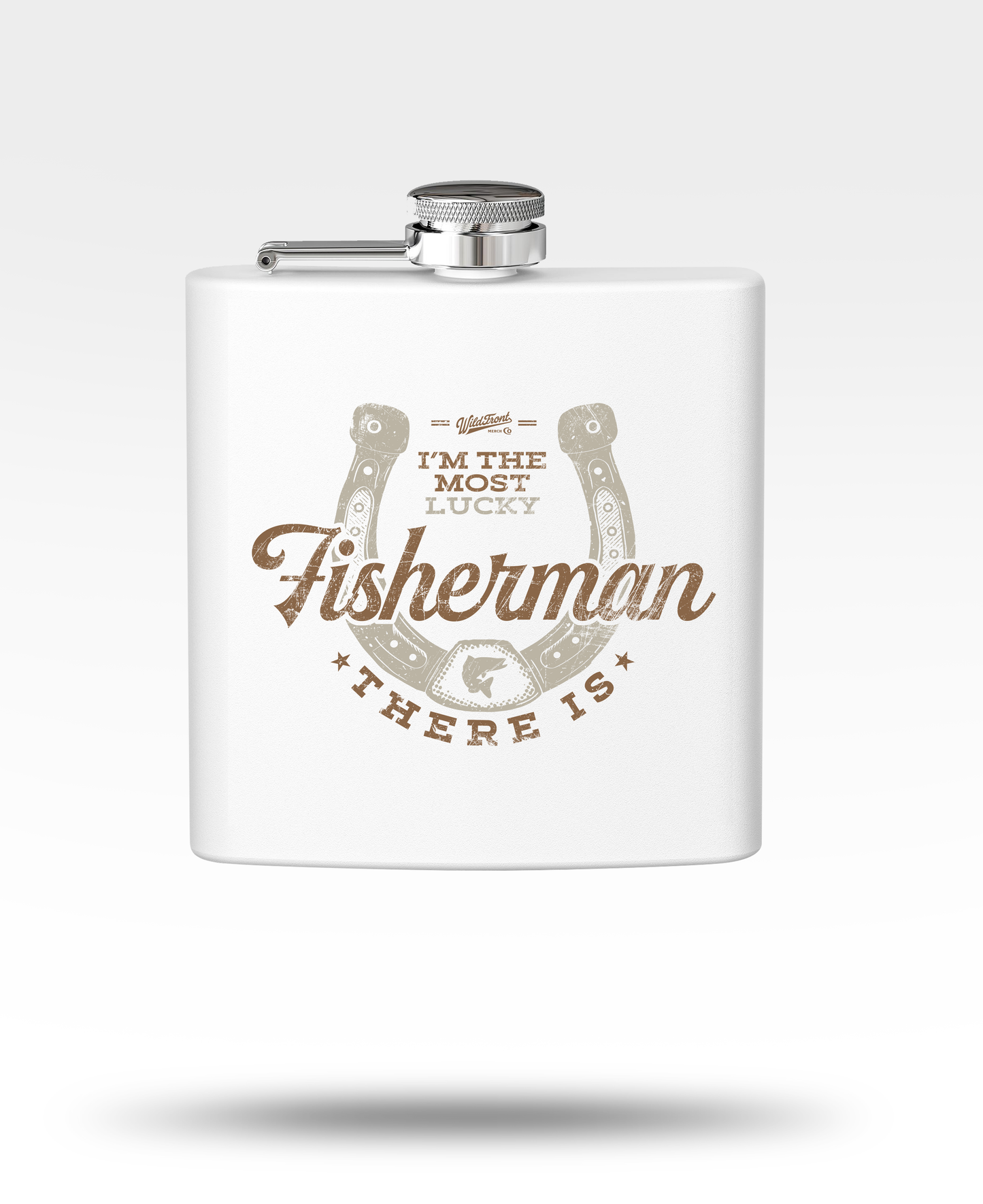 Lucky Fisherman Stainless Steel Flask
