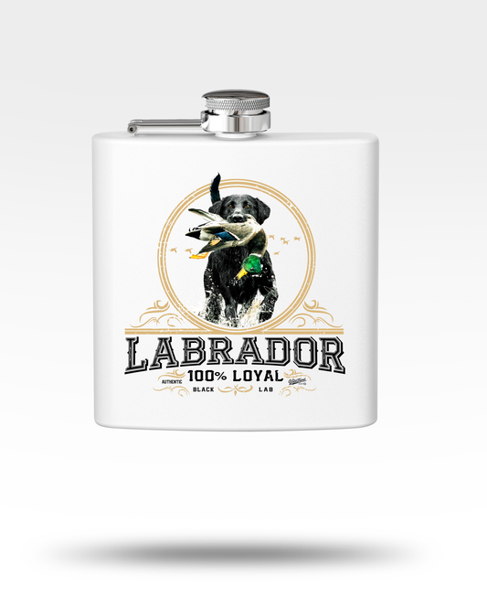 Labrador Acres Black Lab Stainless Steel Flask