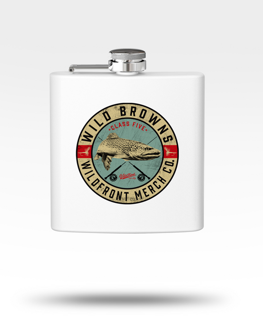 Wild Browns Stainless Steel Flask