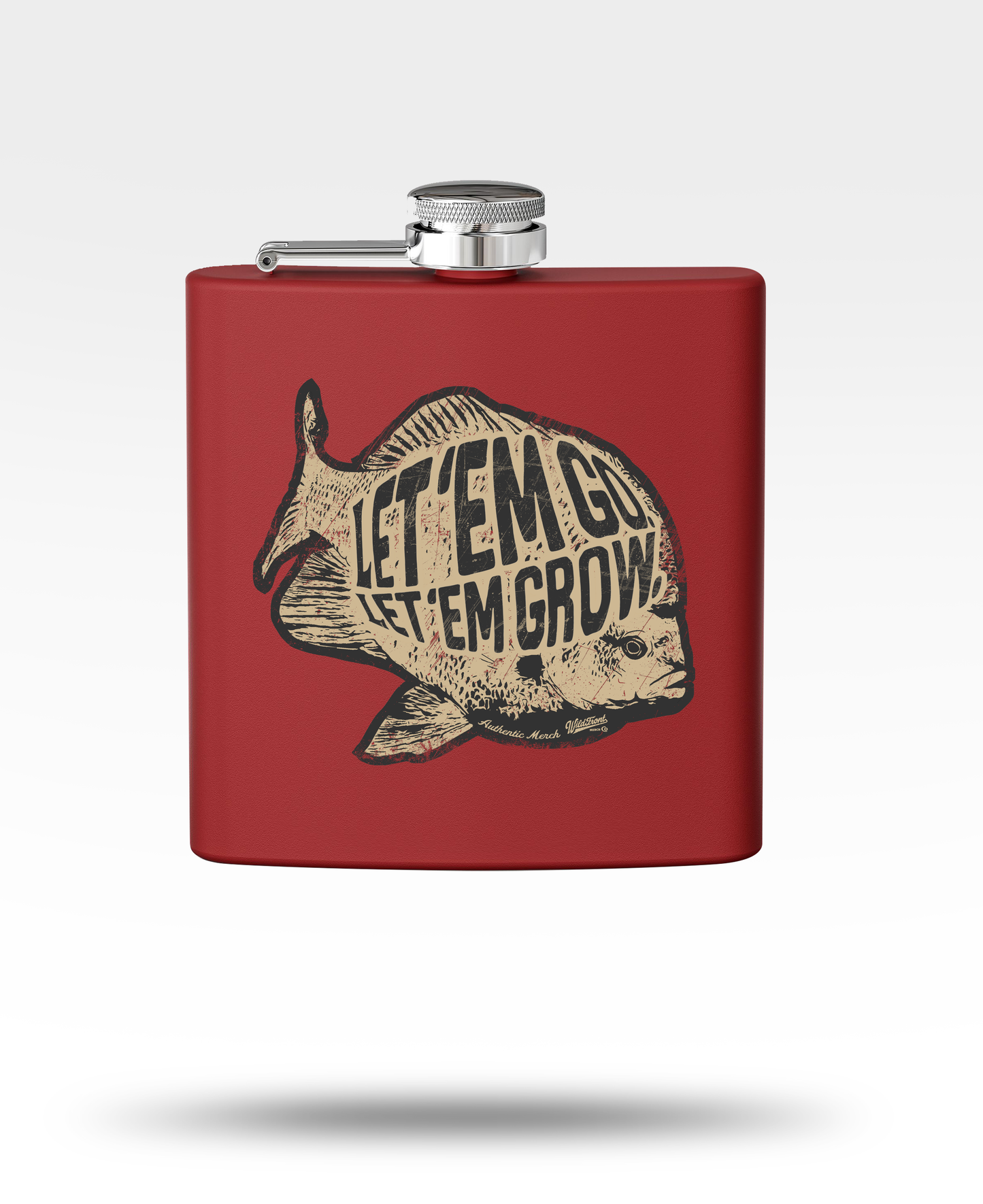 Let'Em Grow Stainless Steel Flask