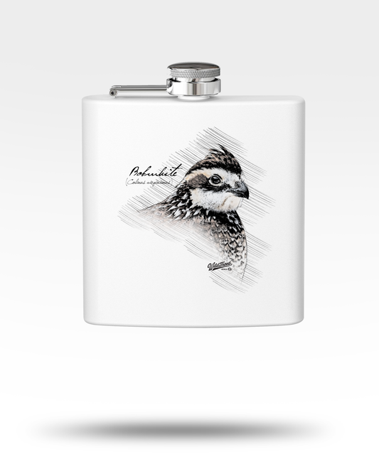 Bobwhite Quail Stainless Steel Flask