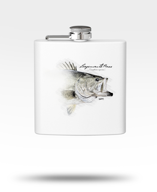 Largemouth Bass Stainless Steel Flask