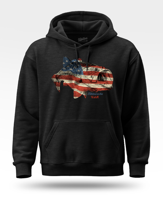 USA Largemouth Bass Hoodie