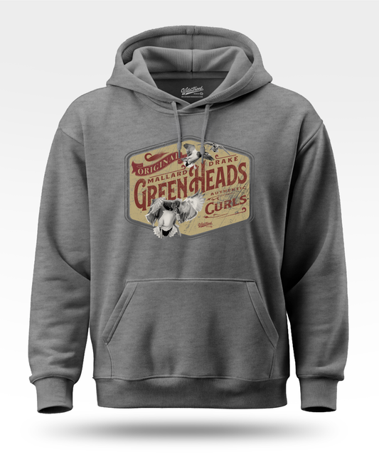 Greenheads & Curls Hoodie - Flying Mallards