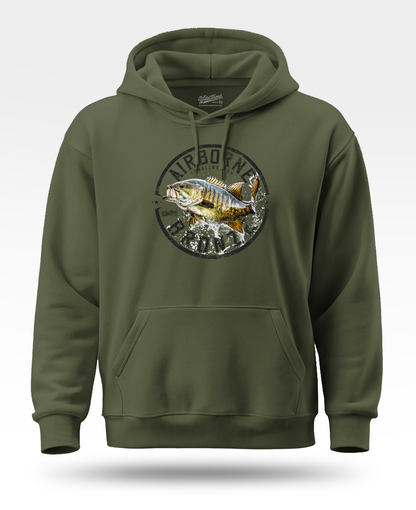 Airborne Bronze Smallmouth Bass Hoodie