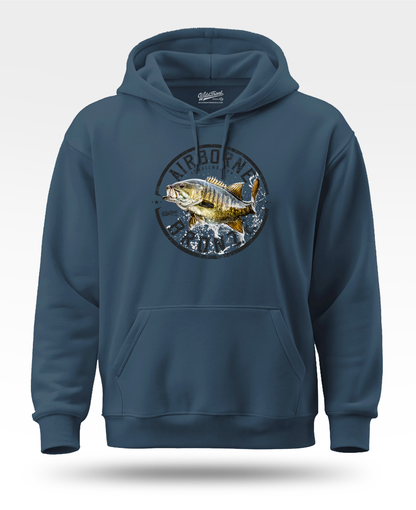 Airborne Bronze Smallmouth Bass Hoodie