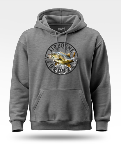 Airborne Bronze Smallmouth Bass Hoodie