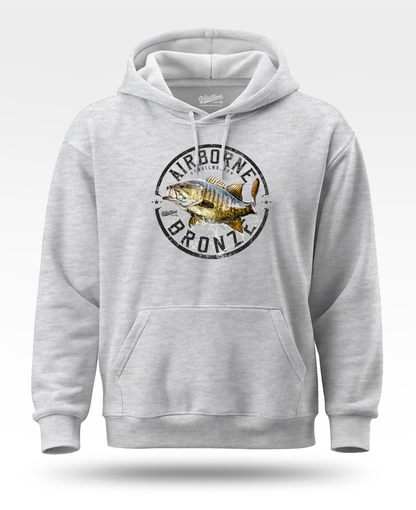 Airborne Bronze Smallmouth Bass Hoodie