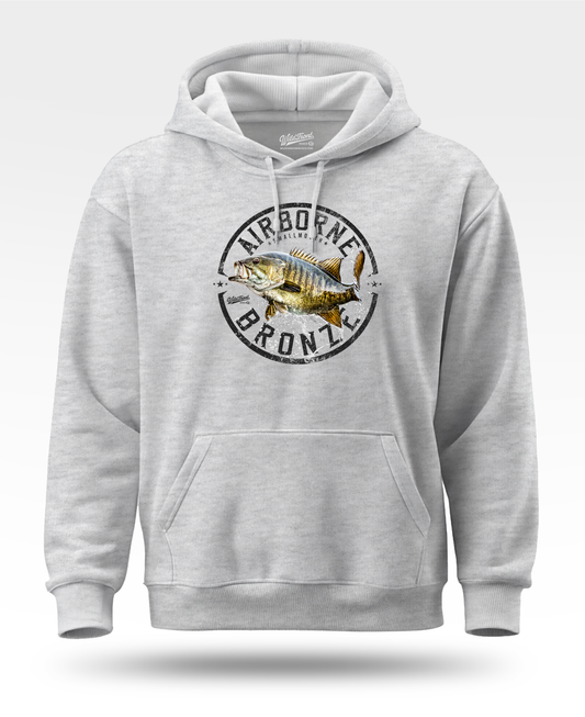 Airborne Bronze Smallmouth Bass Hoodie