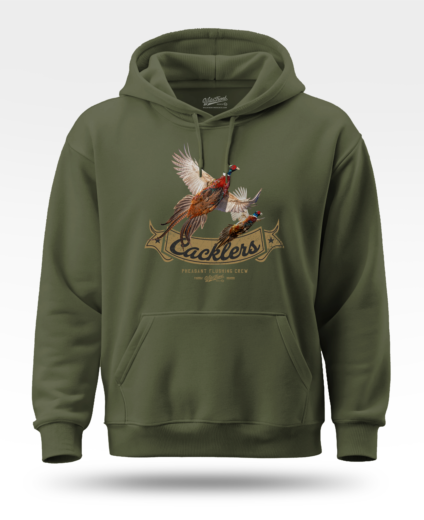 Cacklers Flushing Pheasant Hoodie