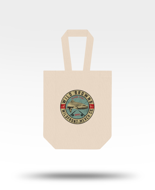 Wild Browns Double Wine Tote Bag