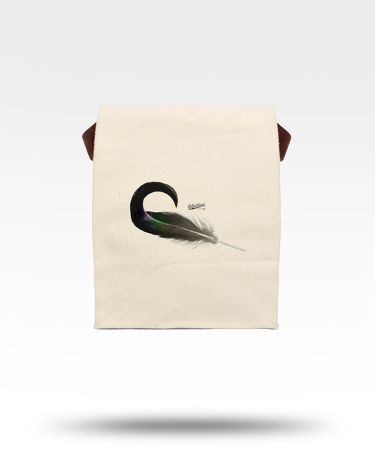 Mallard Curl Canvas Lunch Bag With Strap