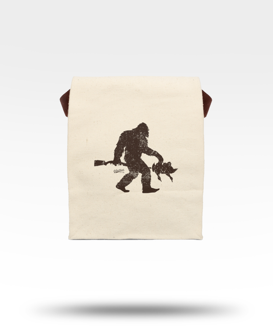 Bigfoot With Mallards Canvas Lunch Bag With Strap