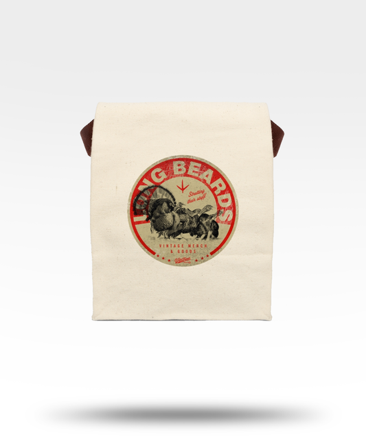 Long Beards Wild Turkeys Canvas Lunch Bag With Strap