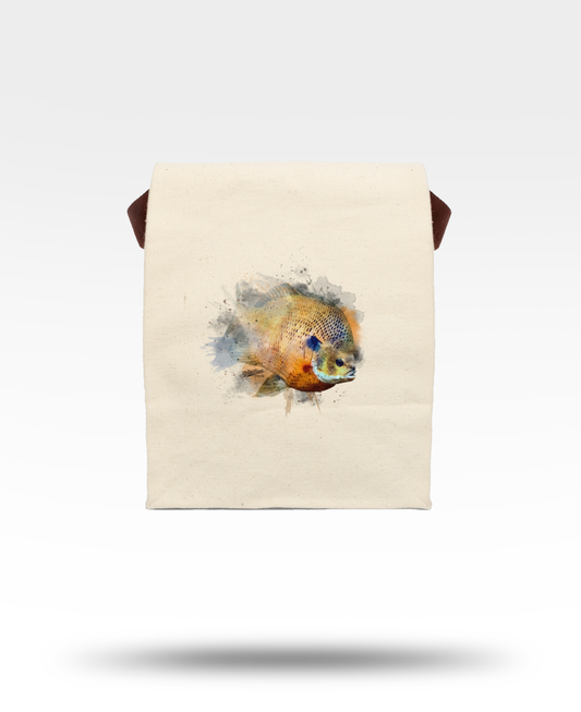 Bluegill Canvas Lunch Bag With Strap