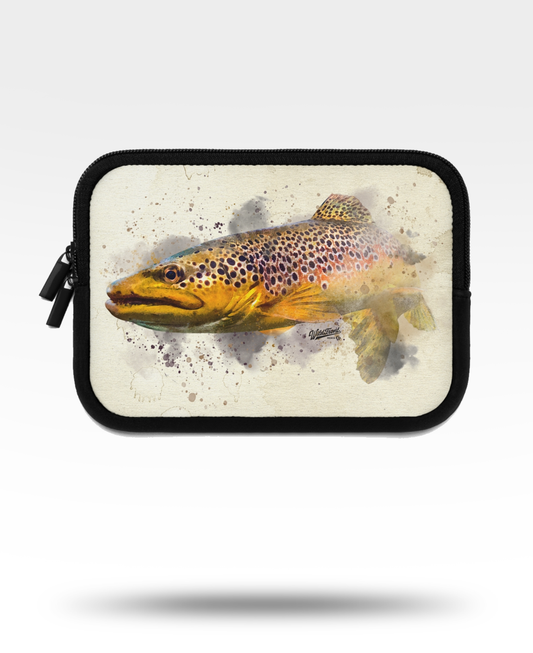 Brown Trout Laptop Sleeve