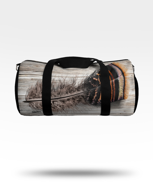 Turkey Feather Duffel Bag