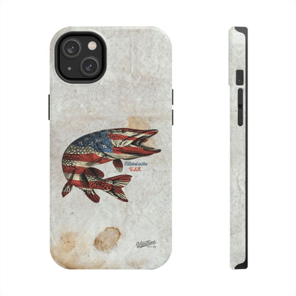 Northern Pike Filleted In The USA Tough Phone Cases