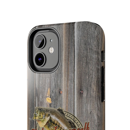 Vintage Largemouth Bass Tough Phone Cases