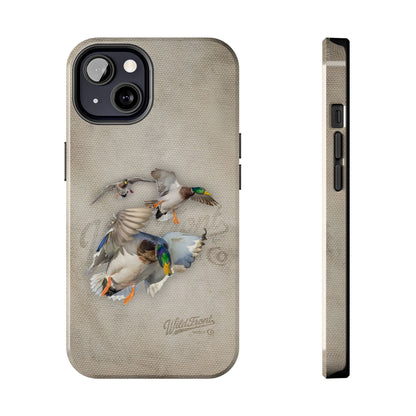 Mallards Flying-Tough Phone Case