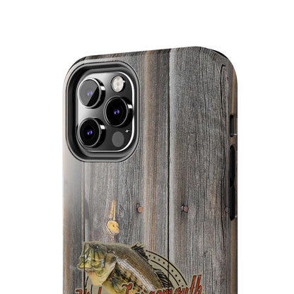 Vintage Largemouth Bass Tough Phone Cases
