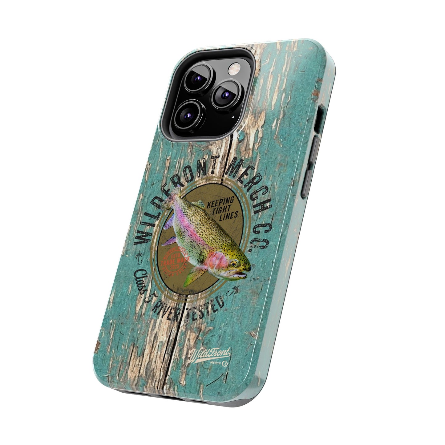 Vintage Rainbow Trout-Tough Phone Case