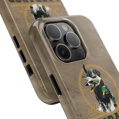Black labrador-Tough Phone Cases