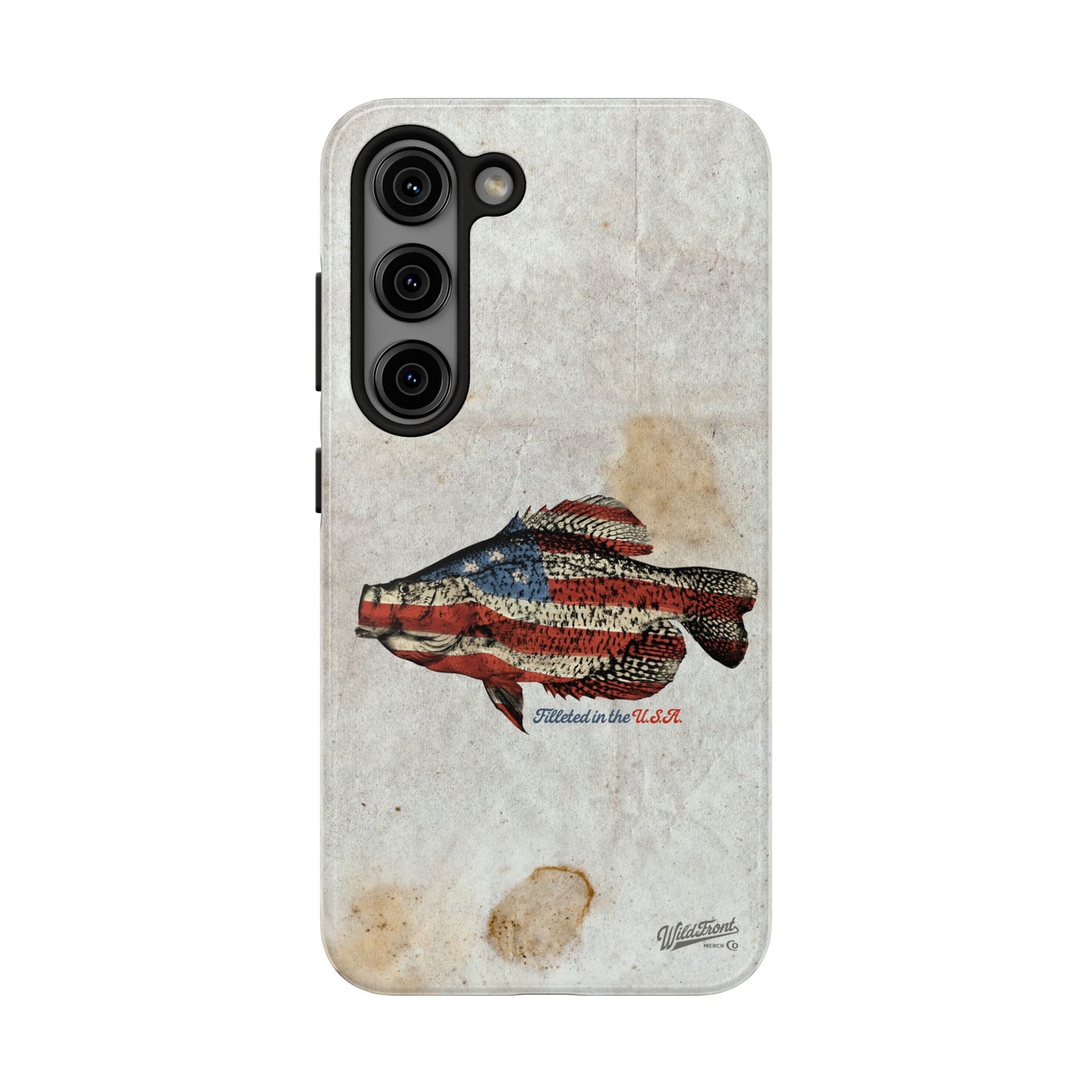 Crappie Filleted In The USA Tough Phone Cases