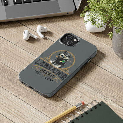 Labrador Acres Black Phone Case