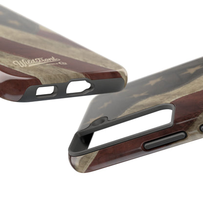 Vintage American Flag-Tough Phone Case