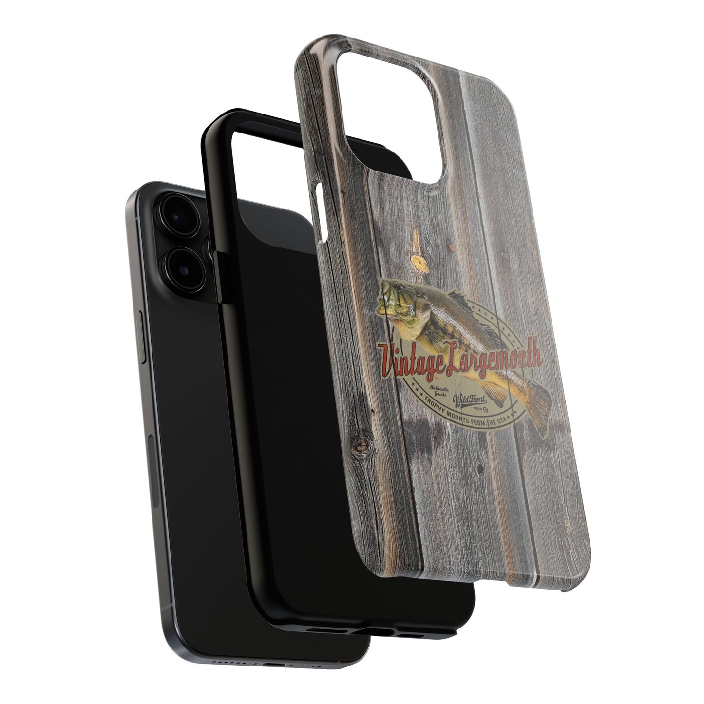 Vintage Largemouth Bass Tough Phone Cases