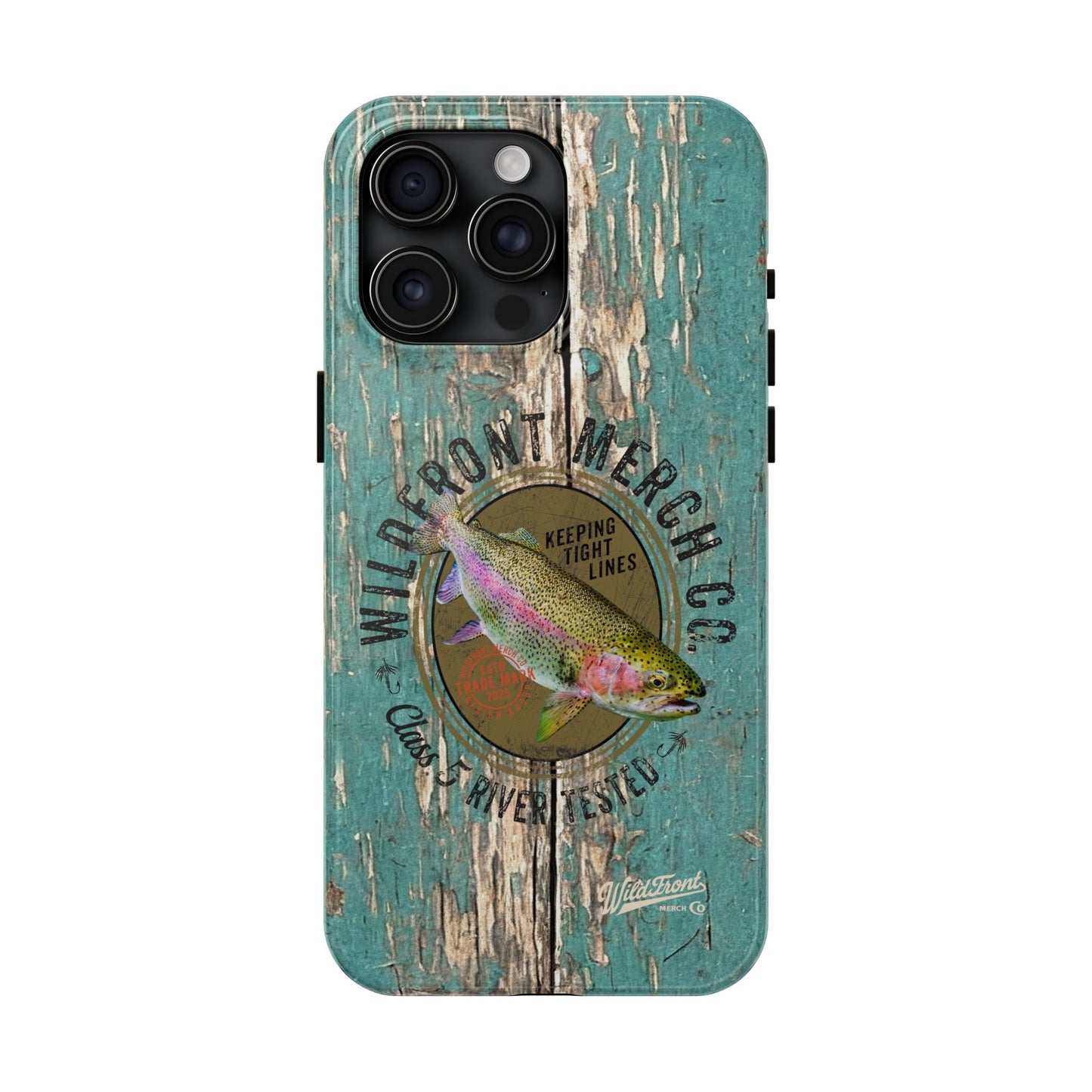 Vintage Rainbow Trout-Tough Phone Case