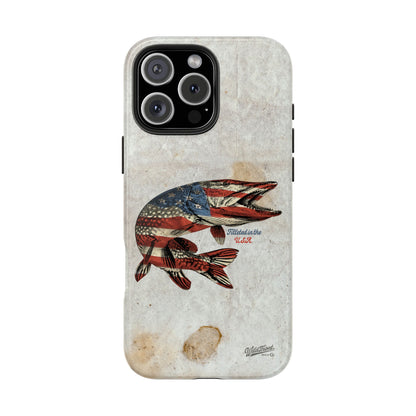 Northern Pike Filleted In The USA Tough Phone Cases