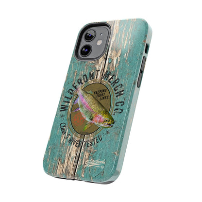 Vintage Rainbow Trout-Tough Phone Case
