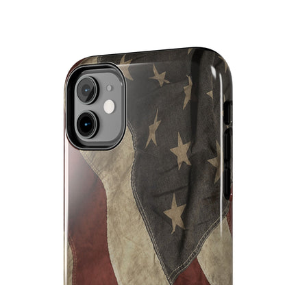 Vintage American Flag-Tough Phone Case