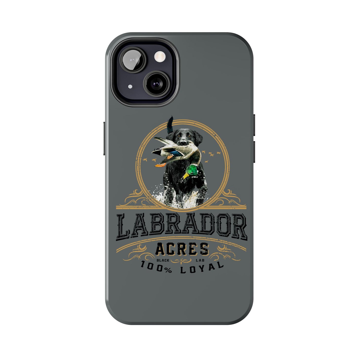 Labrador Acres Black Phone Case