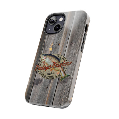 Vintage Rainbow Trout Tough Phone Cases
