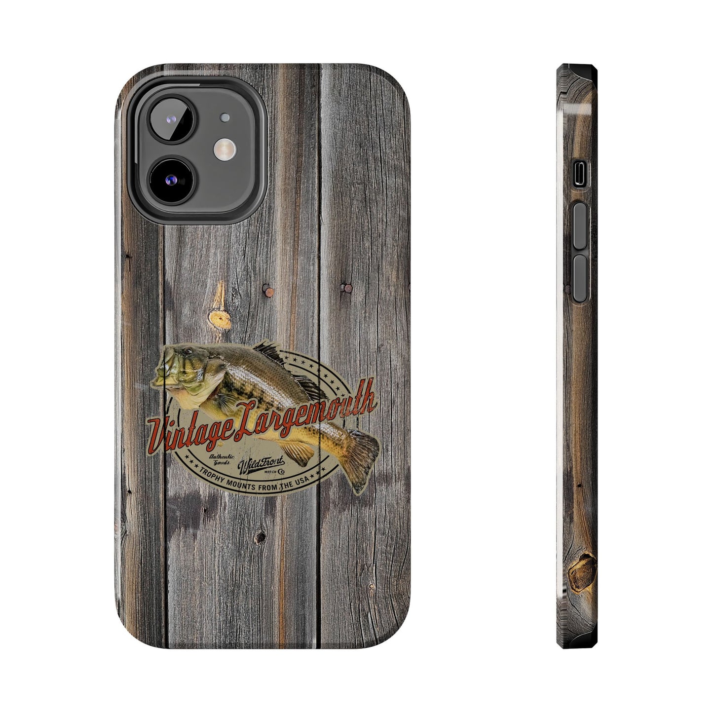 Vintage Largemouth Bass Tough Phone Cases