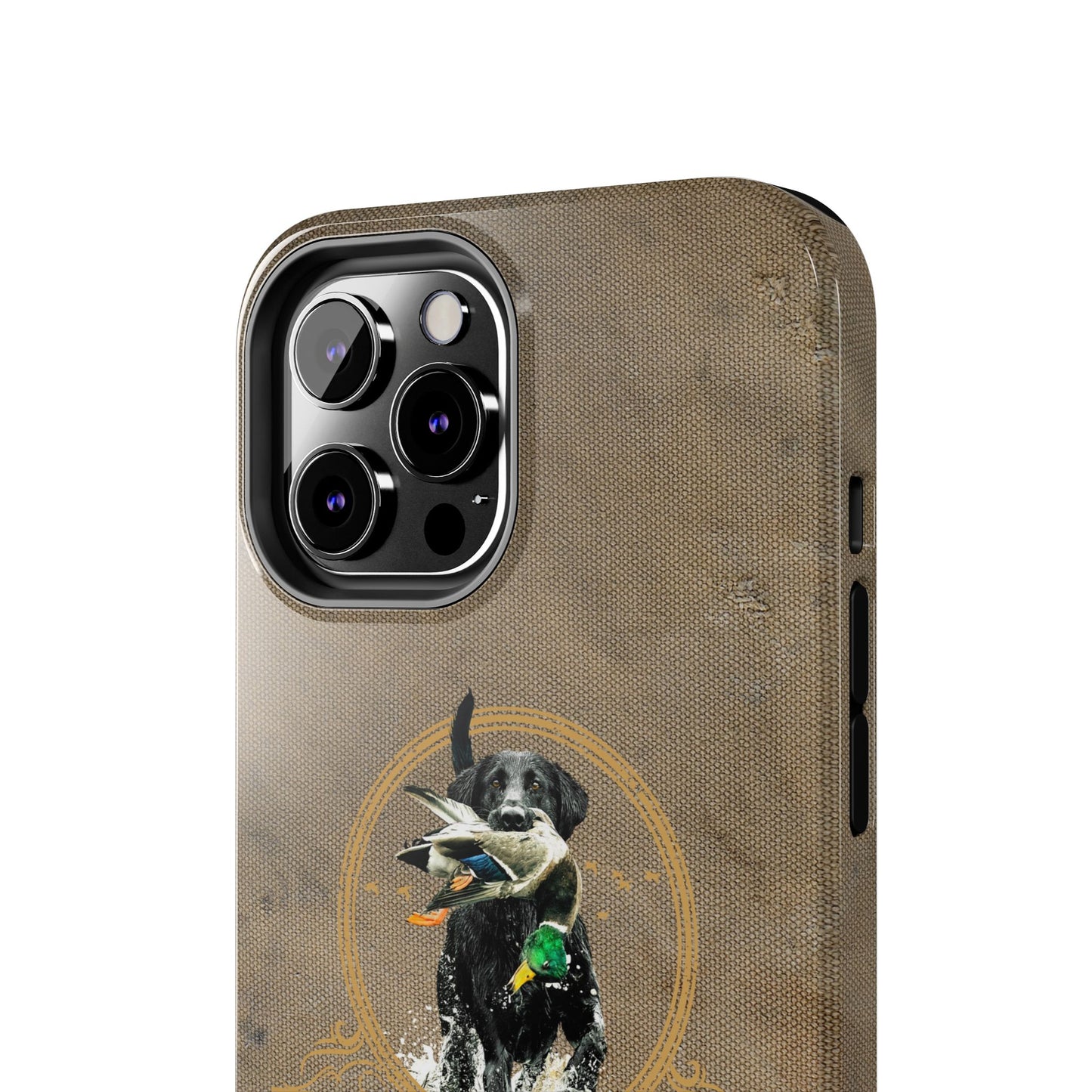 Black labrador-Tough Phone Cases