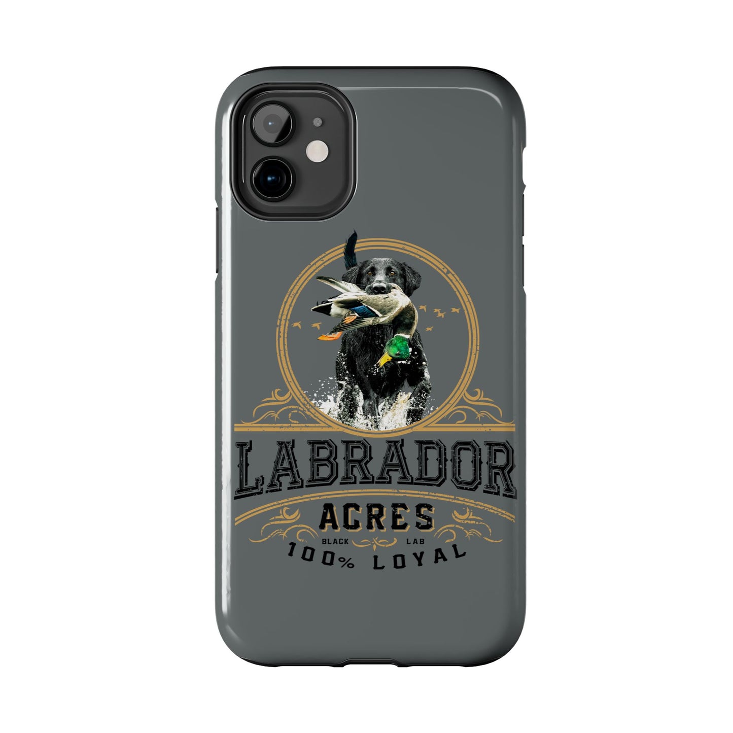 Labrador Acres Black Phone Case