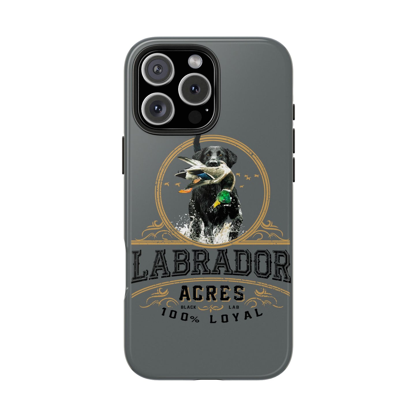 Labrador Acres Black Phone Case